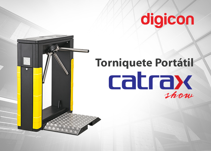 Torniquete Portátil para Control de Acceso - Catrax Show de Digicon