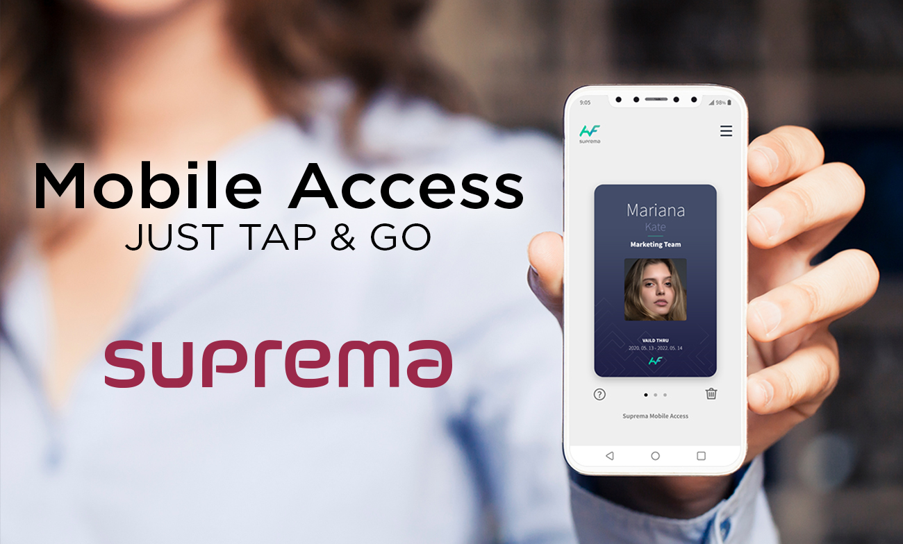 Suprema Mobile Access Control de Acceso con Smartphone